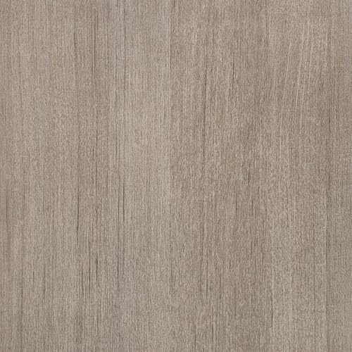DecoMeister Vinilo Adhesivo para Muebles 90x50 cm - Papel Decorativo con Efecto Madera para Cocina, Armarios y Mesa - Lámina Autoadhesiva Termoformable, Impermeable y Lavable - Tira Gris-Beige