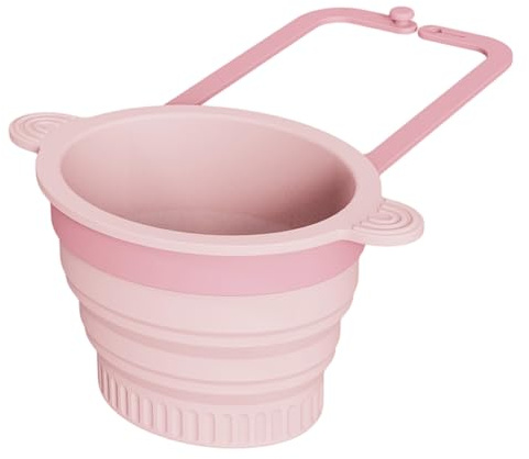 Passoire alimentaire pliable en silicone - Ustensile de cuisine mural - Pour cuisine, salade, baies, mélange, nettoyage, préparation, camping, tomate, réfrigérateur