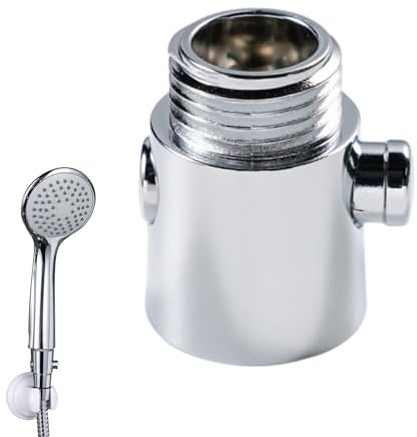 Shower Head Shut Off Valve, Leak Proof Shower Head Control Valve, Button Type Showe-rs On Off Valves, Showe-r Heads Flo-w Control for Showers Heads, Hand Showers, or Bidet Sprayer