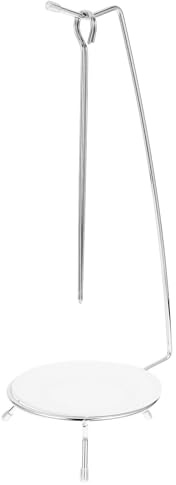 WRITWAA Support à Brochettes en Acier Inoxydable 4 Brochettes pour Barbecue Grille Suspendue Multifonction pour Camping et Pique-Niques