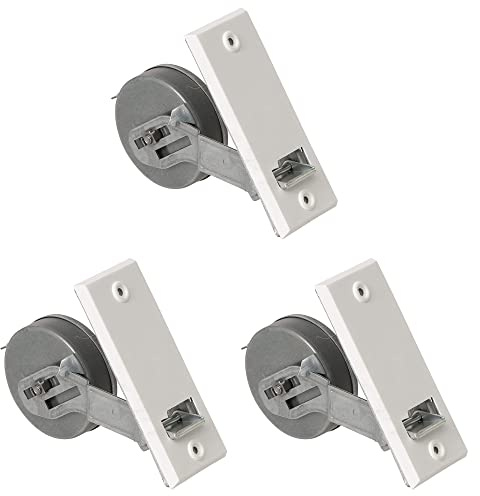Rollwin 3x Gurtwickler Unterputz 105mm ohne Gurt – Rolladen Gurtwickler Unterputz Weiß für 23mm Rolladengurt – Einlasswickler aus Deutschland – Rolladenwickler Rollo Aufwickler Gurtaufroller