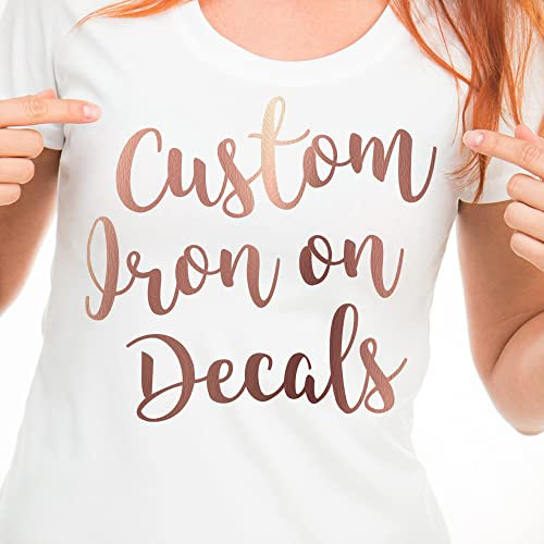 WonderVinyl Custom iron on name decal | Custom design iron on name transfer | Personalised iron on transfers | You can design your Iron-on Decal