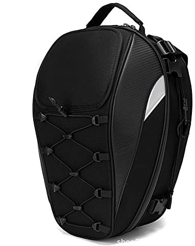 caigou wasserdichte Helmtasche mit doppeltem Verwendungszweck Motorrad-Hecktasche 30L-40L Werkzeugkasten Rücksitztasche Große Kapazität Fahrerrucksack Motorradzubehör