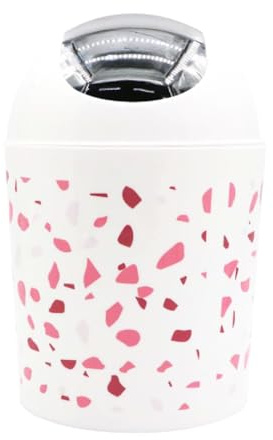 BM 7110 Pattumiera Bagno Basculante Cestino Spazzatura Bidoncino Bagno 3L Anguria Terrazzo, Diversi Colori a Scelta, Realizzata in Polipropilene