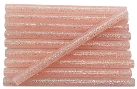 Klebepistolen-Sticks, Heißklebepistolen-Sticks, Klebepistolen-Sticks, Heißklebestifte, 7 mm, farbiger Klebstoff, hellrosa Farbe, Glitzer-Klebestifte, professionell for die Reparatur von elektrischen K