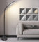 KS KINGSTAR Lampadaire moderne sur pied, lampe de lecture latérale pour canapé, 3 couleurs, avec télécommande pour apprentissage en direct et lecture, salon, chambre à coucher, bureau à domicile