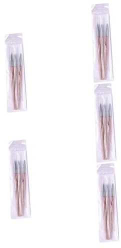 Healeved 15pcs Professional Manicure Pen Art Brush Nail Art Drill Pen for Salon Diy Nails Tool