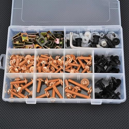 boîte à Outils Kit De Boulons De Carénage De Moto, Vis Clips Écrou en Acier pour S1000RR S1000R S1000XR R Nine T R-nineT HP4 S 1000 R RR 1000RR S1000 RR(Style1)