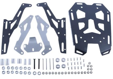 avdb-Moto Topcase Halterung/Gepäckträger Kompatibel mit Suzuki DL VSTROM 1050 XT WEF0 2020-2022, DL VSTROM 1050 V-Strom WEF0 2020-2022, DL VSTROM 1000 V-Strom WVDD 2014-2016 (Aluminium)