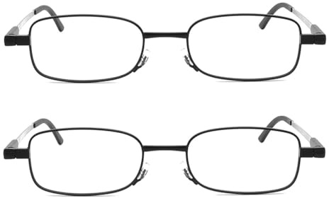IEYELUUK Reise Lesebrille Kompakt mit Hartetui, Taschenlesebrille für Unterwegs Flach Tragbar, Dioptrien +1.5