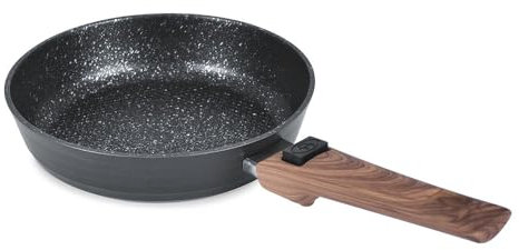 Durandal Poêle antiadhésive Légende en céramique sans PFAS-Poêle à manche amovible compatible four & induction 20,24,28,32cm