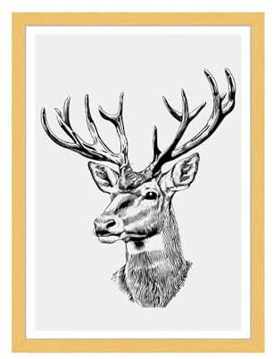 Generisch Aluminium Bilderrahmen 50x70 cm 2 Stück Set, Titan-Gold, mit MDF-Rückwand, Metall-Rahmen Picture Frame, Fotowand Fotorahmen für Fotos Bilder Poster