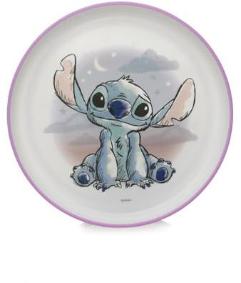 Disney Baby Lilo & Stitch – rutschfester Teller – Kindermahlzeit – mikrowellengeeignet – BPA-frei – ab 10 Monaten