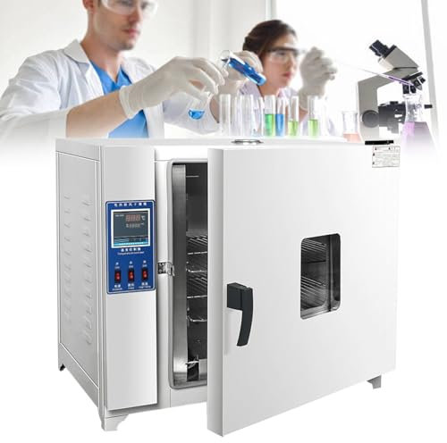 Forno di Essiccazione Digitale A Convezione a getto d'aria da laboratorio, riscaldamento elettrico, temperatura display digitale, essiccatore industriale per uso industriale