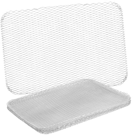 Garneck 10 Pezzi Tappetini da Barbecue Mesh per e Arrostire Antiaderenti e Facili da Usare per Carne Verdure e