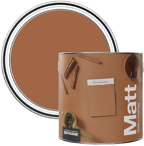 Rust-Oleum Matt Emulsion Wall Paint - Cinnamon 2.5 litre