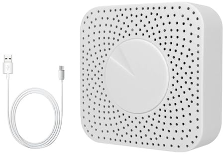 Detector Gas Inteligente For La Oficina En Casa Medidor De CO2 6 1 WiFi Monitor Calidad del Aire PM2.5 Formaldehído TVOC Detector Temperatura Y Humedad