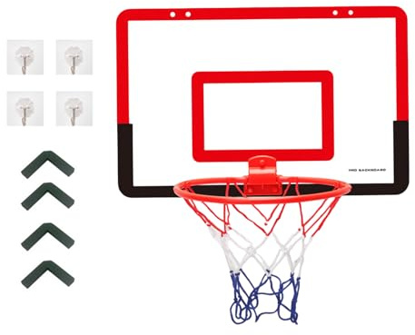 LSTTBO Kleiner Basketballkorb für Zuhause, Wandrahmen, Hebekorb, Hängerückwand, Innenbereich, für kleine Heimübungen