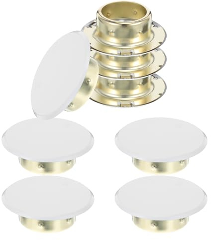 LIGIGWASH Lot De 8 Couvercles Métalliques pour Buses De Sprinkler Automatiques Compatibles avec Les Systèmes D'Extinction Automatique D'Incendie Couvercles Métalliques Encastrés
