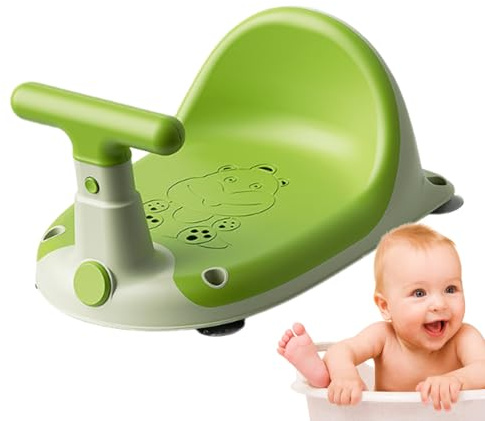 Asiento De Baño Para Bebés, Asientos De BañoAntideslizantes Para Bebés Sentados, Asiento De BañoCreativo Con Forma De Motocicleta ParaBebés, Ideal Para Ducha En El Baño