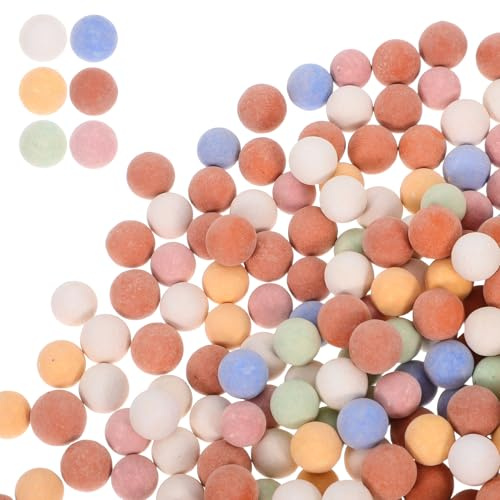 SEWACC Billes d'argile pour Hydroponie et Gravier Succulent Coloré 11-12 MM pour Potager Intérieur et Terrariums Décoratifs