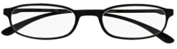 SILAC - Flexible Black 7092 - Lunettes de Vue de Lecture - Rectangulaires - Pour Homme - Lunettes Loupe Grossissantes - Flexibles et Résistantes - Dioptrie + 1,50 - Noir