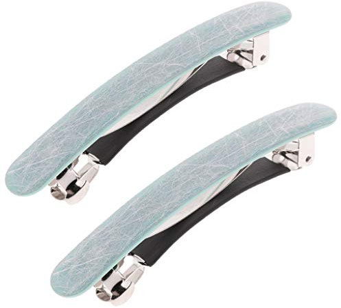 Sharplace Vintage Haarspange Haarklammer französische Haarclips Haargreifer Haar Accessiories 2er Pack, Blau