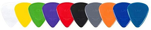D-Grip Plektrum/Pick, 351 Form, 0,53 mm, grün, 12 Stück