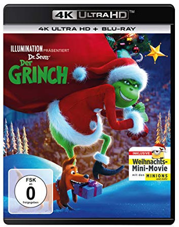 Der Grinch (2018) - Weihnachts-Edition (4K Ultra-HD) (+ Blu-ray)