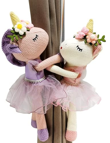 2Pcs Curtain Tiebacks Clips Cute Decorative Cartoon Animal Curtain Holdbacks Children Room Decoration Accessories Holdback Curtain Straps (Multicolor)