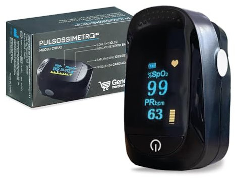 Saturimetro da dito professionale | Letture Immediate Ossimetro | Saturazione di Ossigeno