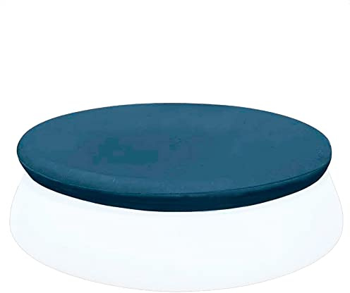 com-four® Poolabdeckung rund, lichtdichte Wärmeplane, Abdeckplane | Überwurf als Schmutzschutz für Wasserbecken - Poolschutzfolie