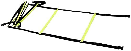 Feste Fußballtrainings-Agility-Leiter, Geeignet Für Basketball, Boxen, Beinarbeits-Trainingsleitern, Faltbare Aufbewahrung,11m24 Sprosse,Pleasant63