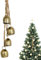 Cloches de Noël en Or Vintage 4 Cloches