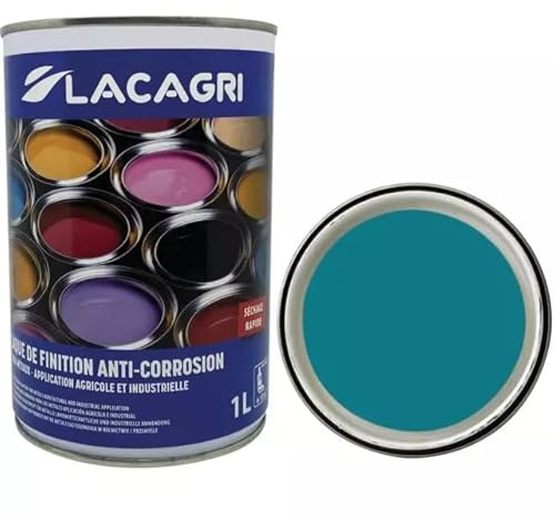 Lacagri Sulky Peinture antirouille 3 en 1 Vernis de finition et apprêt Bleu RAL 5021