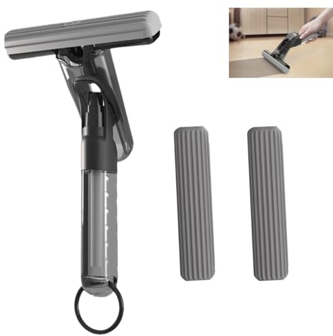 Trapeadores de esponja autoapretables con una pequeña botella rociadora, mini trapeador rociador for limpieza de encimeras, mini trapeador portátil autoapretable for lavabo, fregadero, cocina, baño (