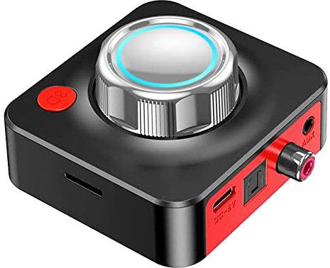 Eighosee Adattatore Audio di Bluetooth del Trasmettitore del Ricevitore di Bluetooth 5.1, Coassiale Ottico di Spdif Toslink 3,5 Mm, 500315765