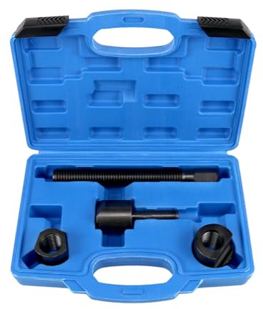 RYANSTAR RACING Juego de herramientas separadoras de doble rueda con 11 roscas empujador de una sola pieza compatible con la mayoría de ruedas duales, camión, autobús, remolque, furgoneta, kit de
