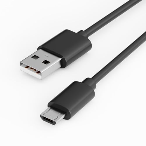 joliker Câble USB Micro USB 80cm Pour Transfert de Données et de Chargement D'appareils Compatibles, Sans Emballage Maximal, Compatible universel (Noir)