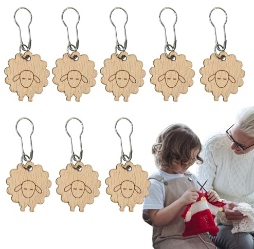 8 Stück Maschenmarkierer Stricken Mit Karabinerverschluss Maschenstopper Stricknadeln Stricken Stricknadelstopper Stricknadelkappen Maschenmarkierer Stricken Zum Nähen, Stricken, Häkeln, Heimwerk