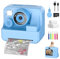 Fotocamera istantanea per bambini WINGBABE H16, 48 MP, 1080P, scheda da 32 GB, carta da stampa, regalo per bambini 3-12 anni