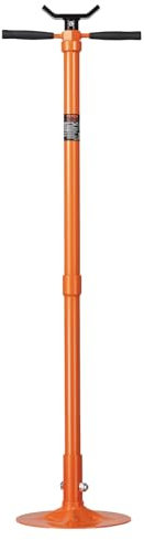 VEVOR Underhoist Support Stand, 3/4 Ton Capacity Under Hoist Jack Stand, Lifting from 52.8 to 76 in, Self-Locking Threaded Screw, Bearing Mounted Spin Handle Pole Jack, Support Vehicle Components