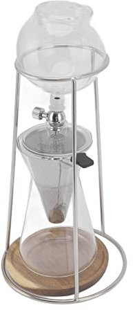 KIMISS Cafetero de Goteo Helado con Filtro Reutilizable - Torre de Goteo para Cerveza Fría, Cocina Perfecta para la Cafetería 600 Ml, Herramienta de Filtro de Goteo de café Ideal