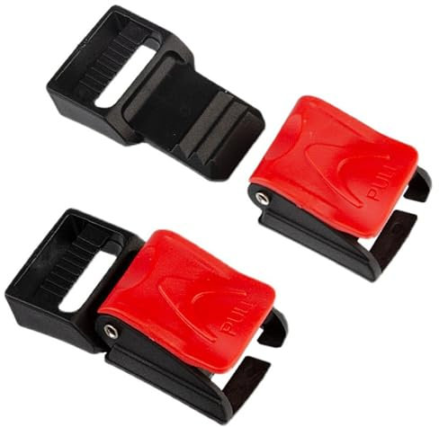 YJFY 2 hebillas para casco de motocicleta, cierre universal para casco, hebilla de clip para casco, montaje rápido sin desmontaje para cascos de bicicleta, cascos de coche, collares para mascotas
