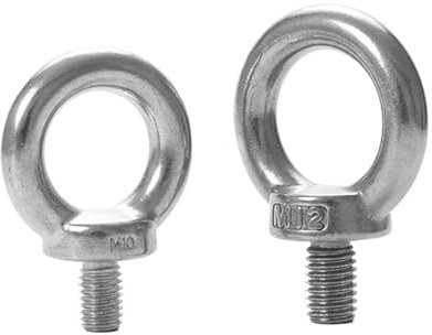 LZZYFPX 2 Stück M6 M8 M10 M12 M16 Ringmuttern for Marine A4 316 Edelstahl Ringschraube Ringmutter Ringschrauben(M20 2pcs)