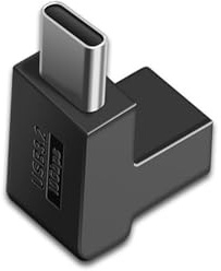 Adaptateur USB C mâle vers femelle coudé à 90 degrés Connecteur en alliage pour ordinateur portable Charge de transfert de données Large compatibilité Type C Plug