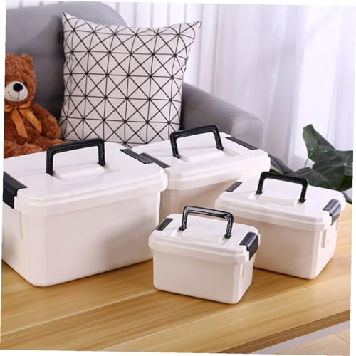 SOPOTUTU Boîte à Remède Portable Multifonction Xxl 33,5x26x20 Cm en Plastique, Trousse de Remède à Plusieurs Compartiments, Rangement Léger et Résistant, Usage Domestique, Voyage