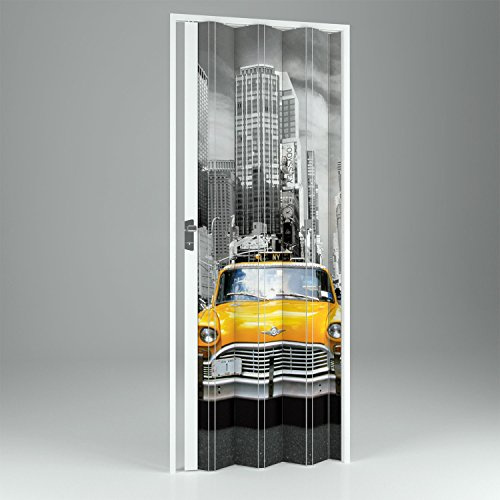 Innenraum Falttür in PVC New York 102x214 cm mod. Vera