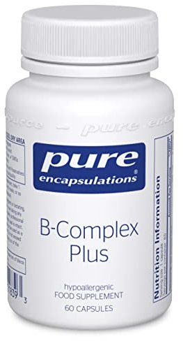 Pure Encapsulations - Vitamin B-Complex Plus - Balanced B Vitamin Formula with Active Folate - 60 Capsules