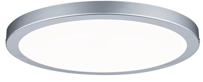 Paulmann Atria LED-panel 300 mm 19 W 4000 K matt krom | Jämnt rumsljus, platt konstruktion, för vägg- och takmontering, IP20, neutralt vitt ljus